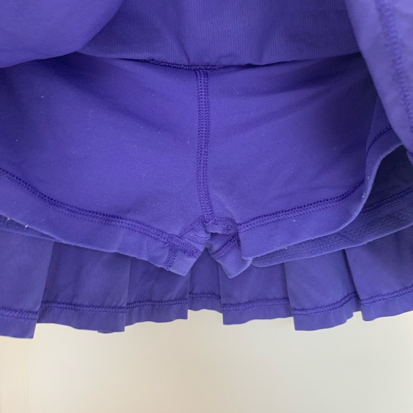 ✨EUC✨RARE IVIVVA GIRLS PURPLE/NEON YELLOW SET THE PACE SKIRT SIZE 8 - Picture 6 of 11